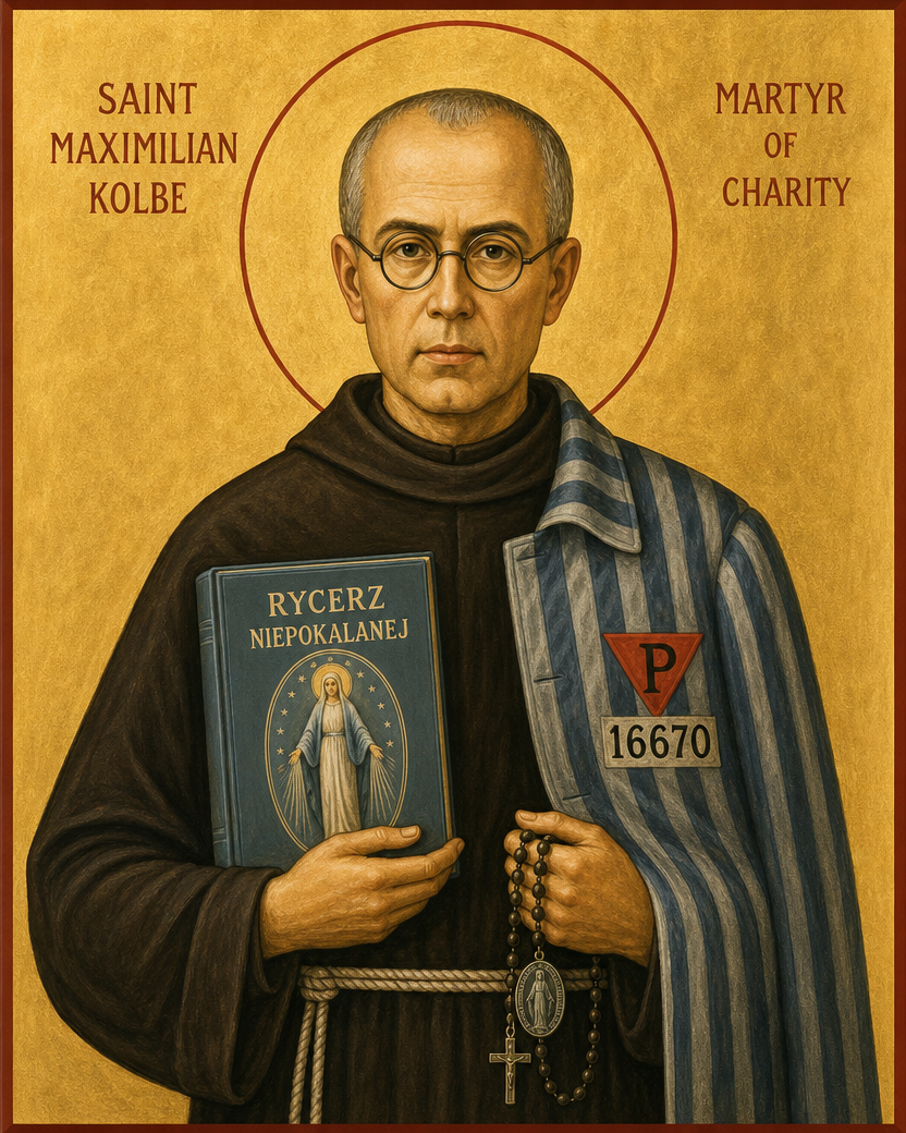 Saint Maximilian Kolbe Icon