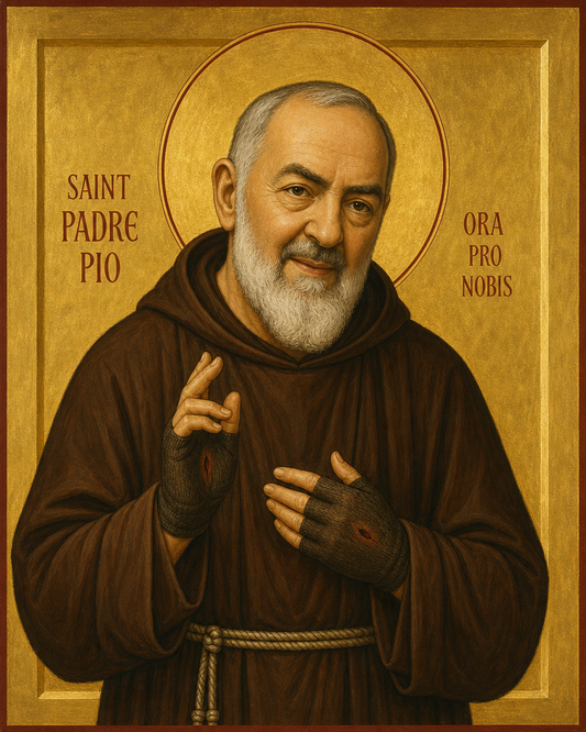 Saint Padre Pio Icon