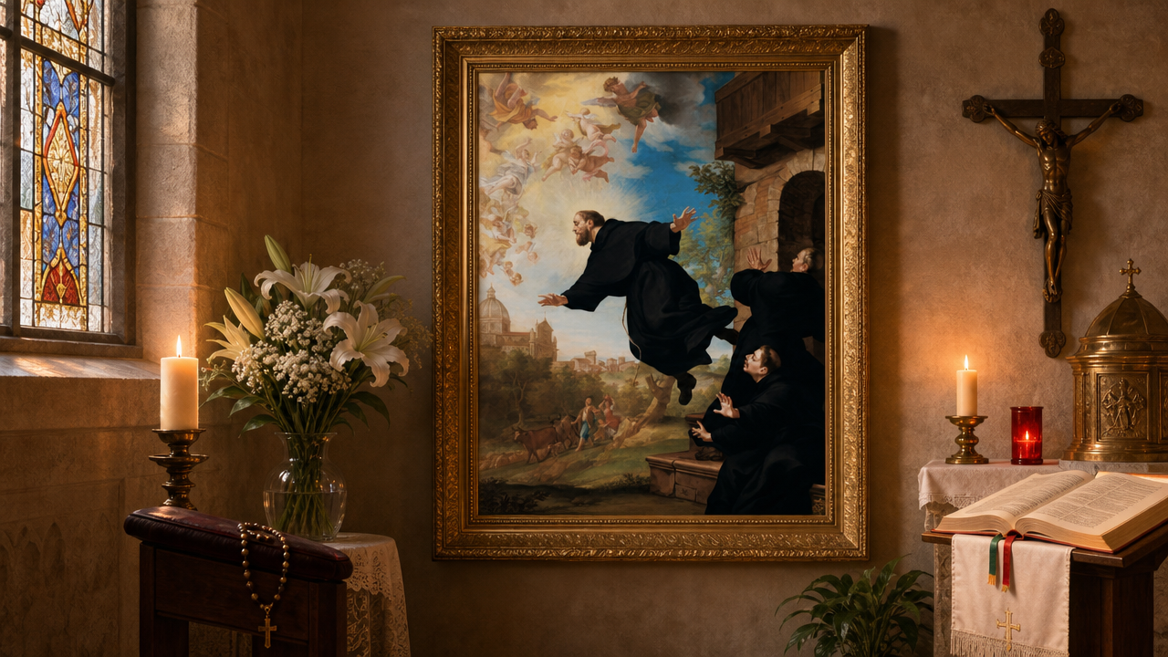 Saint Joseph of Cupertino 8 by 10 print