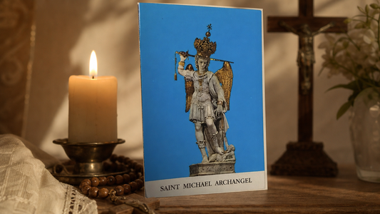 Saint Michael The Archangel Act of Consecration Prayer Folder, New