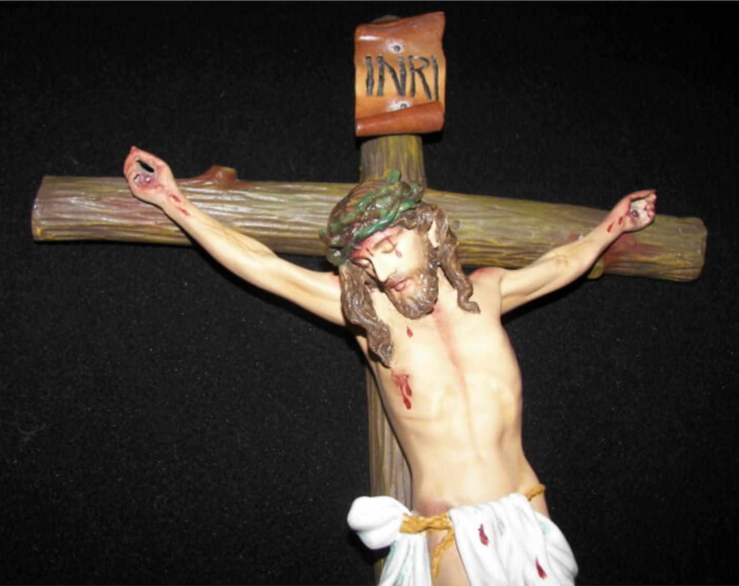 24 inch Crucifix hand made in Colombia - Bob and Penny Lord