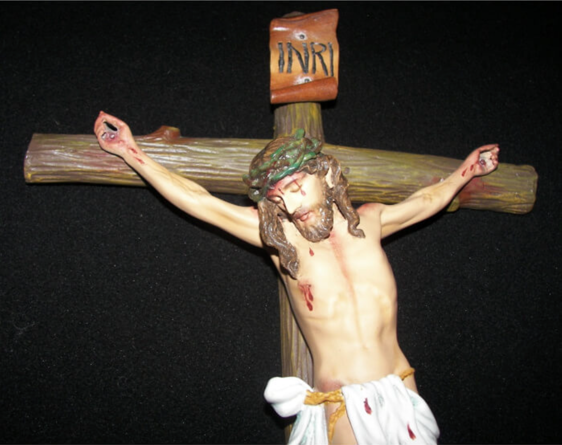 24 inch Crucifix hand made in Colombia - Bob and Penny Lord