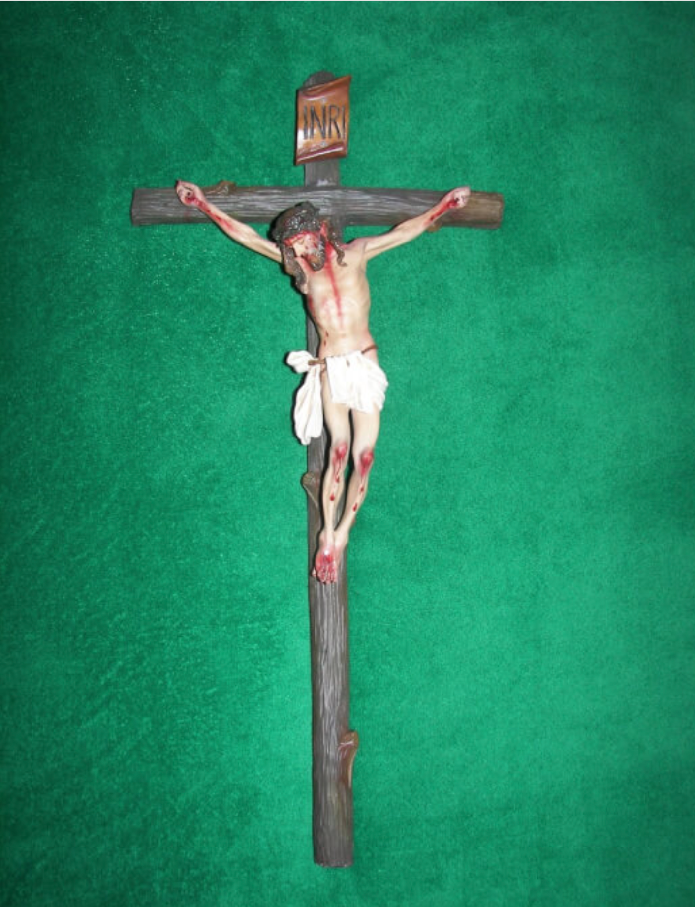 24 inch Crucifix hand made in Colombia - Bob and Penny Lord