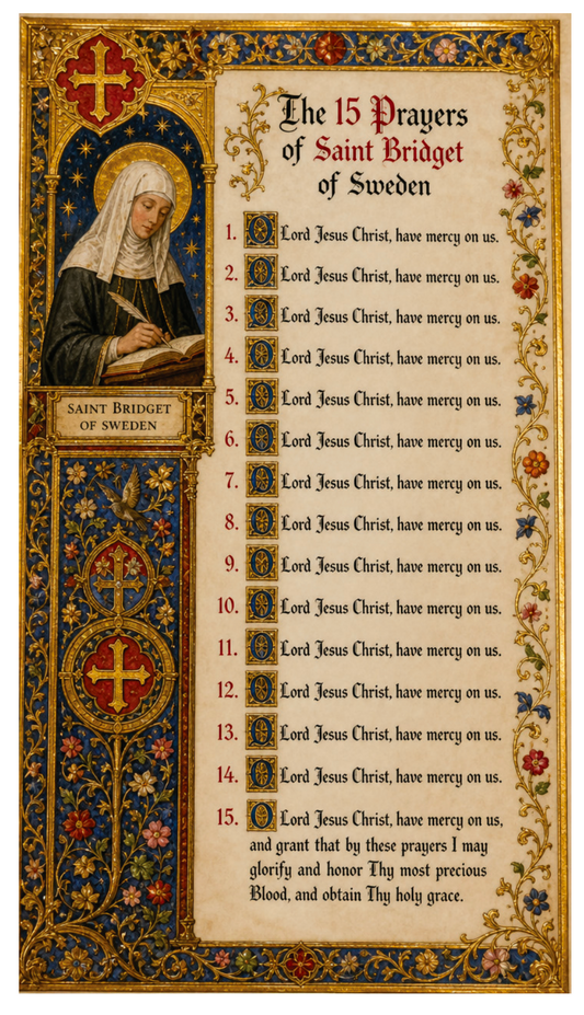 15 Prayers of Saint Bridget of Sweden