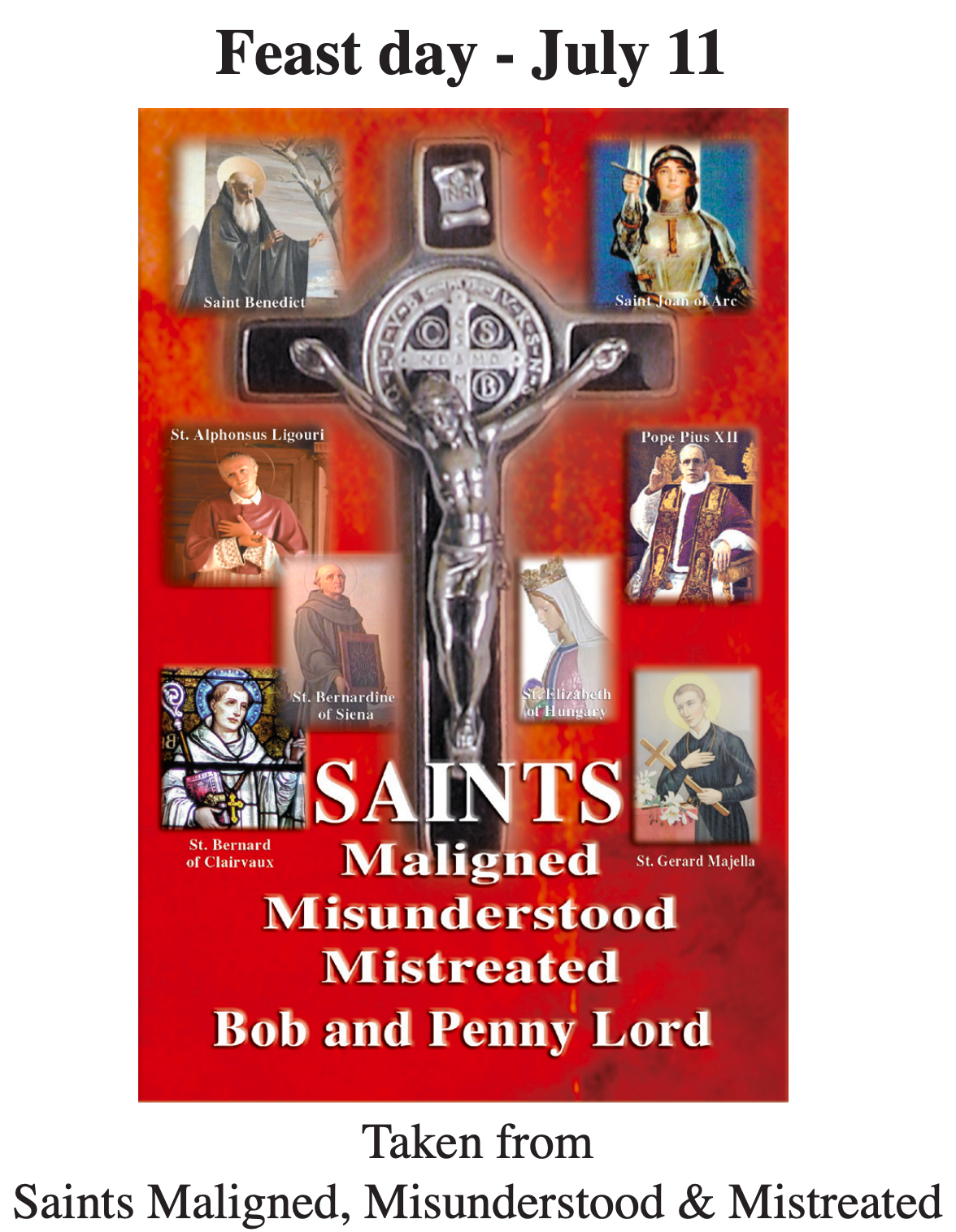 Saint Benedict Minibook