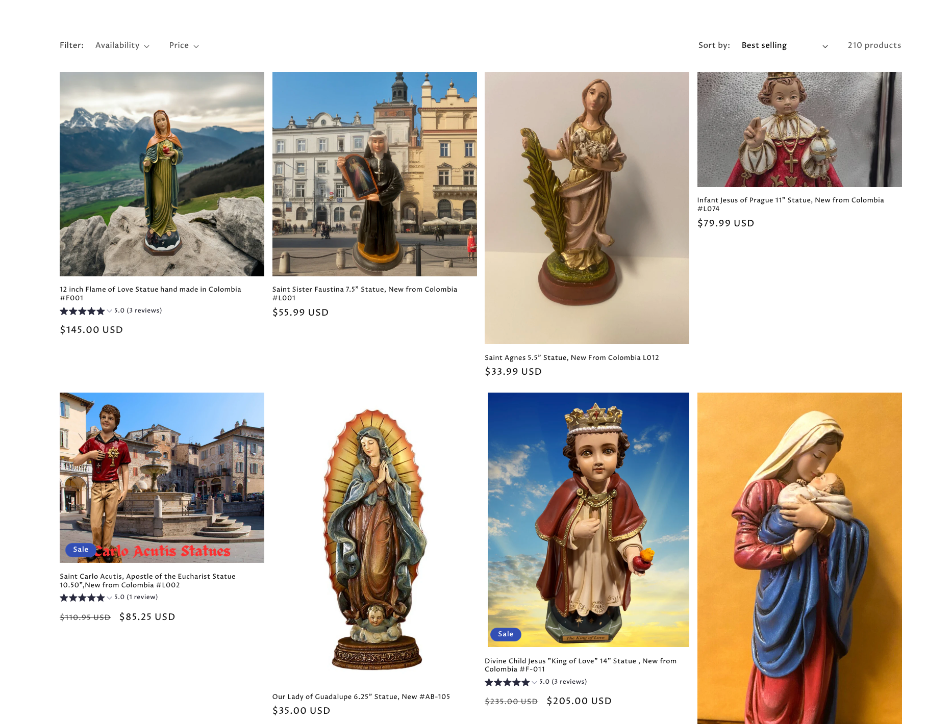 3. Inspirational A Statues