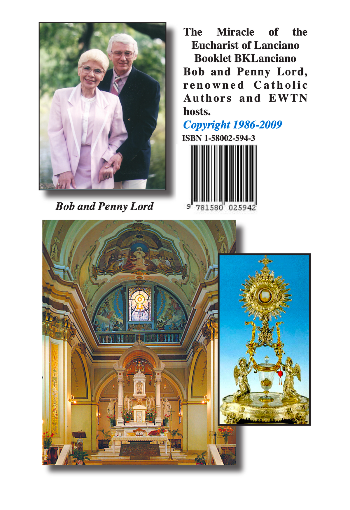 Miracle of the Eucharist of Lanciano Minibook