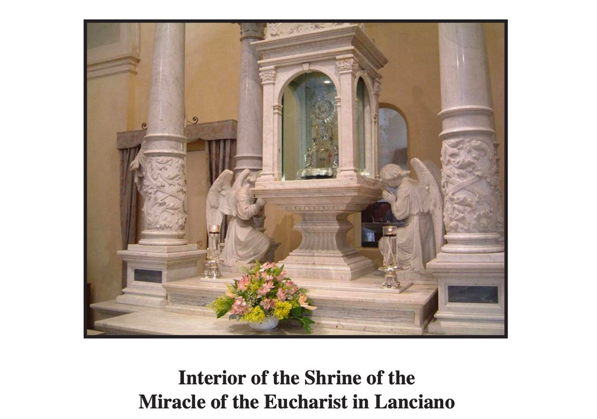 Miracle of the Eucharist of Lanciano Minibook