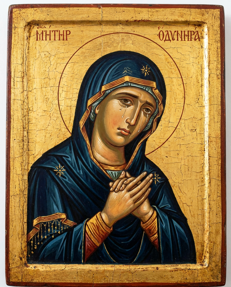 Sorrowful Mother Icon 8 by 10 Digital Download