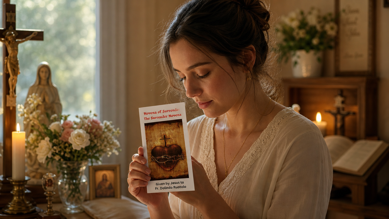 Surrender Novena Trifold Card Packages