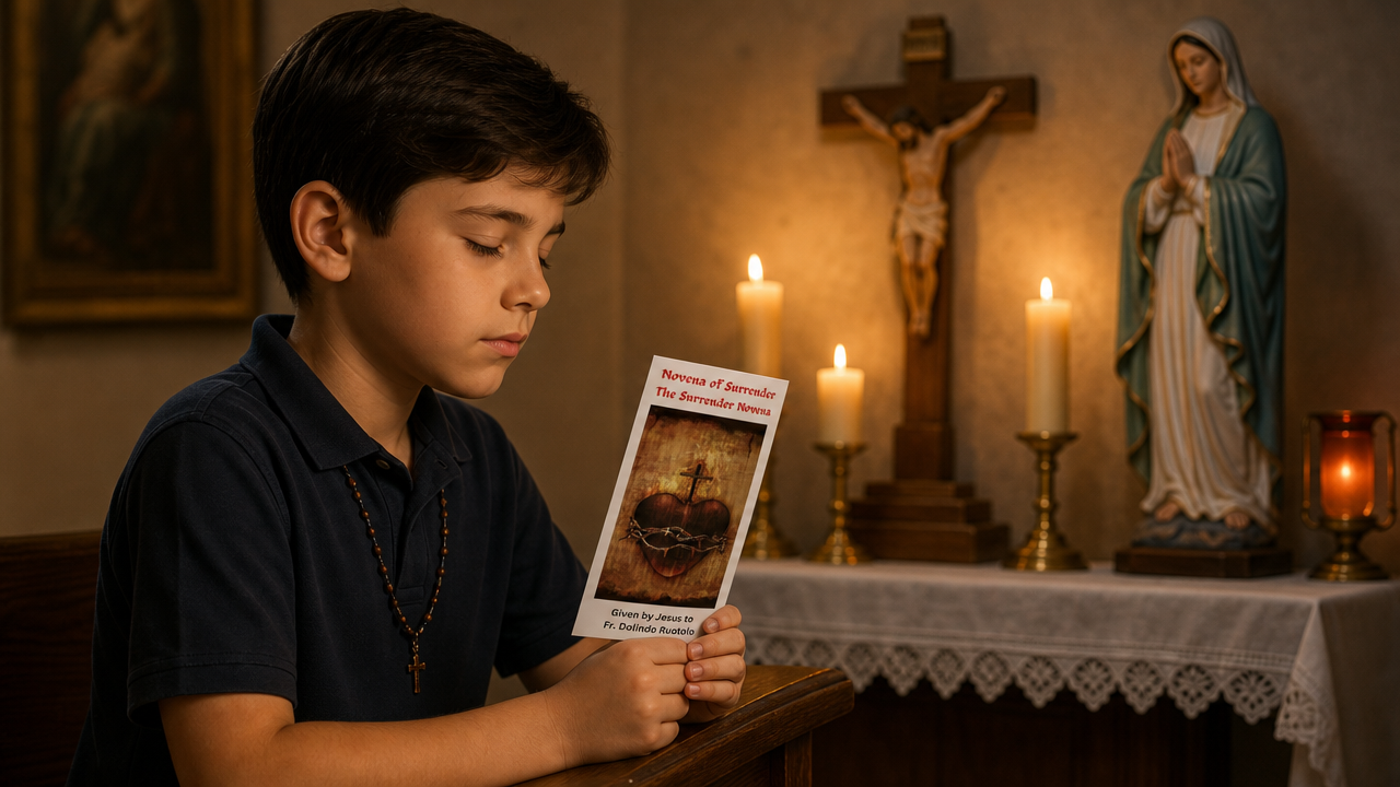 Surrender Novena Trifold Card Packages