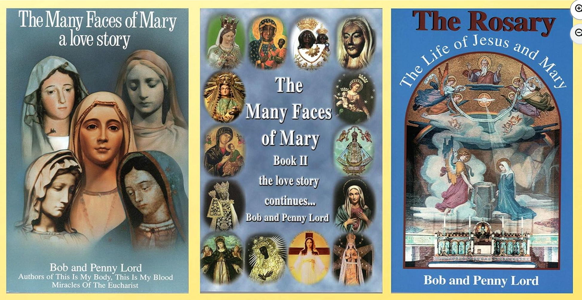 The Many Faces of Mary Books 1 + II + The Rosary books