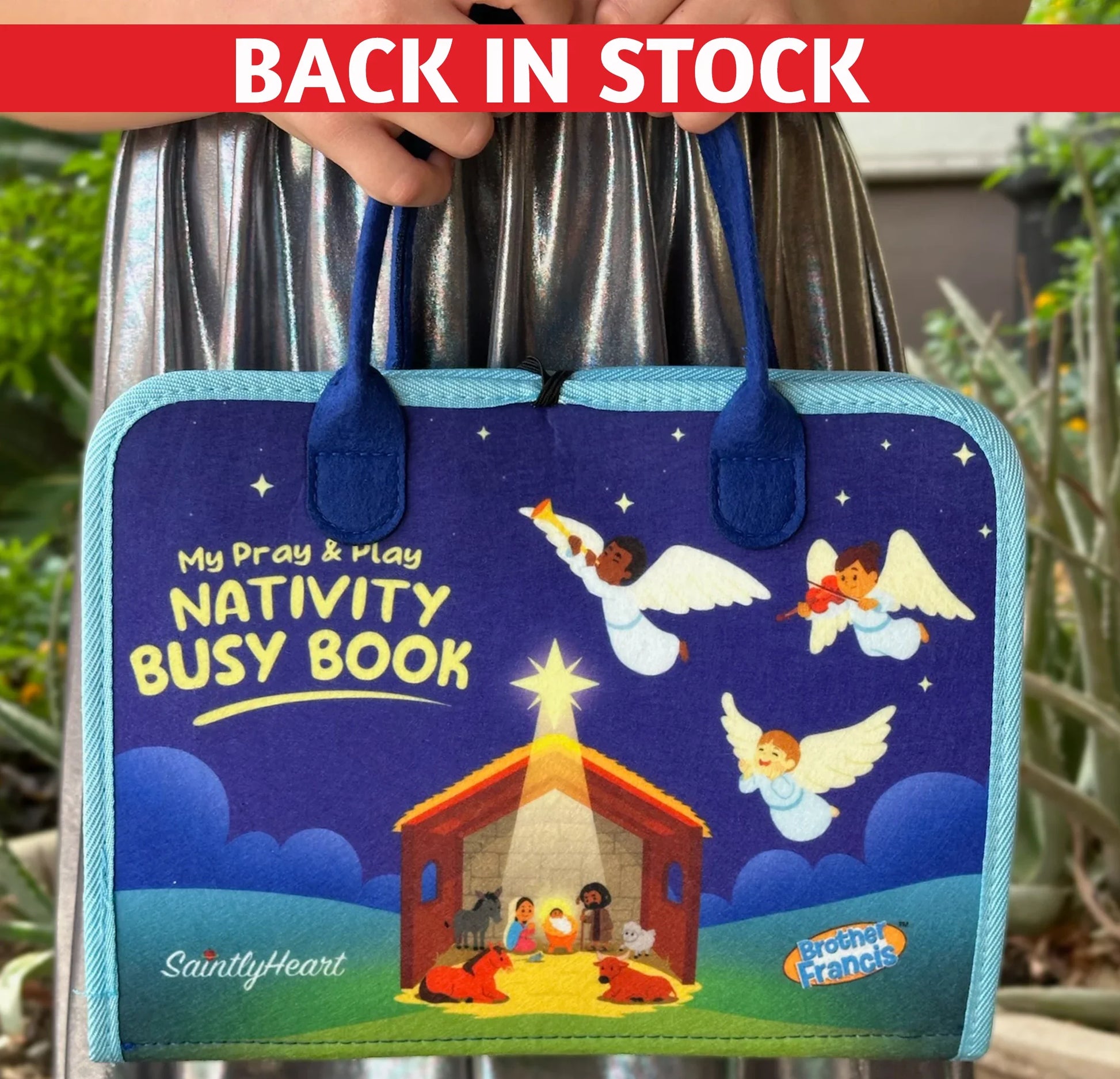 My Pray and Play Nativity Busy Book - A Quiet Felt Book - Journeys of Faith