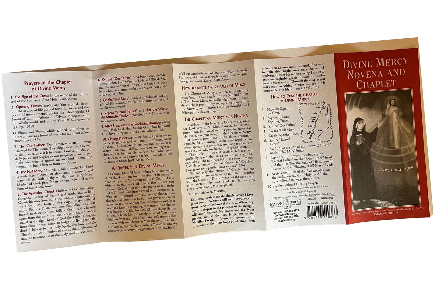 Divine Mercy Novena Cards featuring Christian Holy Cards by Bob and Penny Lord, displaying religious imagery and prayer text.