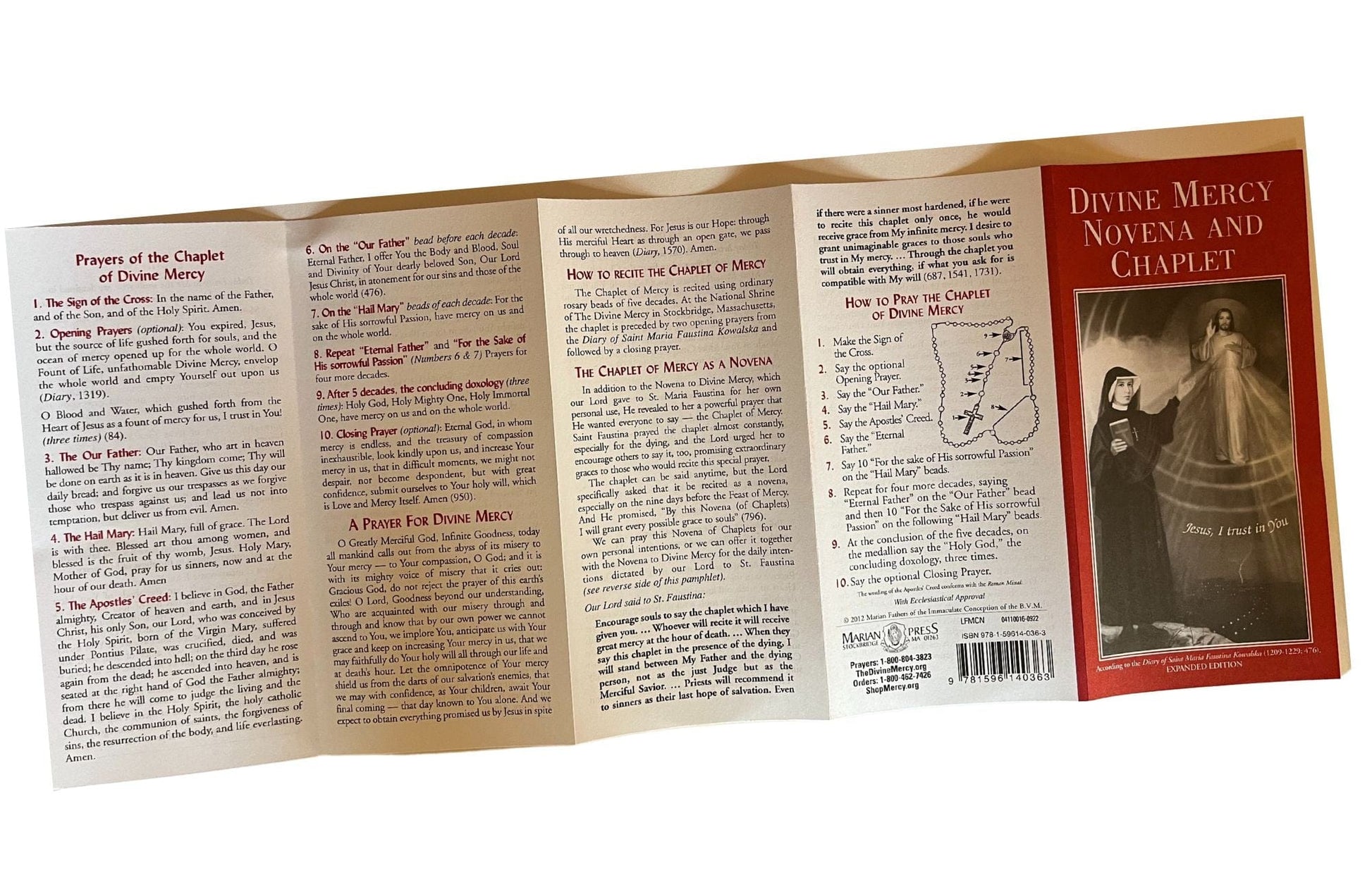 Divine Mercy Novena Cards featuring Christian Holy Cards by Bob and Penny Lord, displaying religious imagery and prayer text.