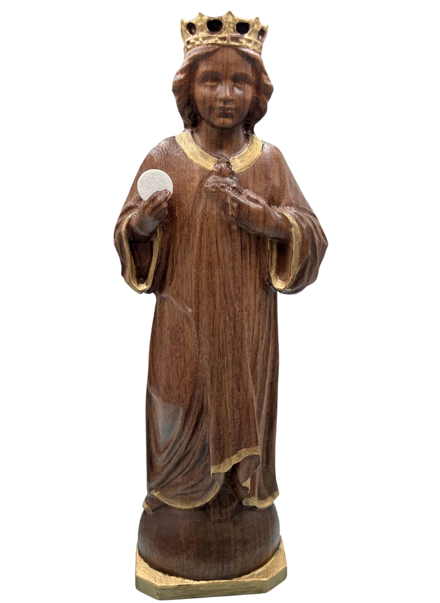 Divine  Child Jesus 12 inch Walnut Wall Statue Free Shipping