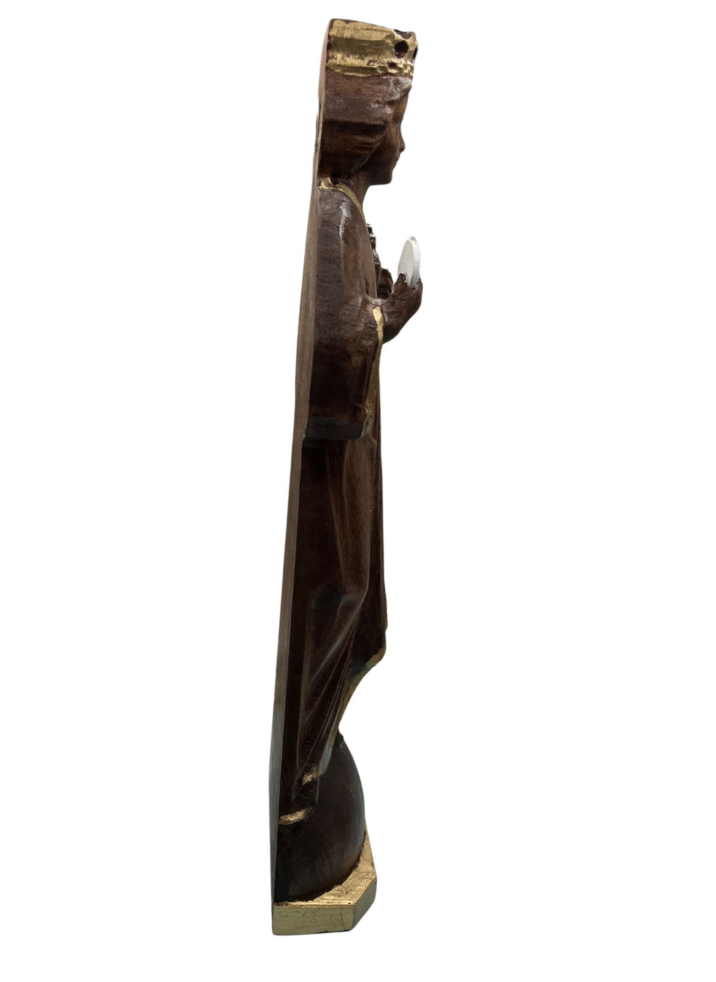 Divine  Child Jesus 12 inch Walnut Wall Statue Free Shipping