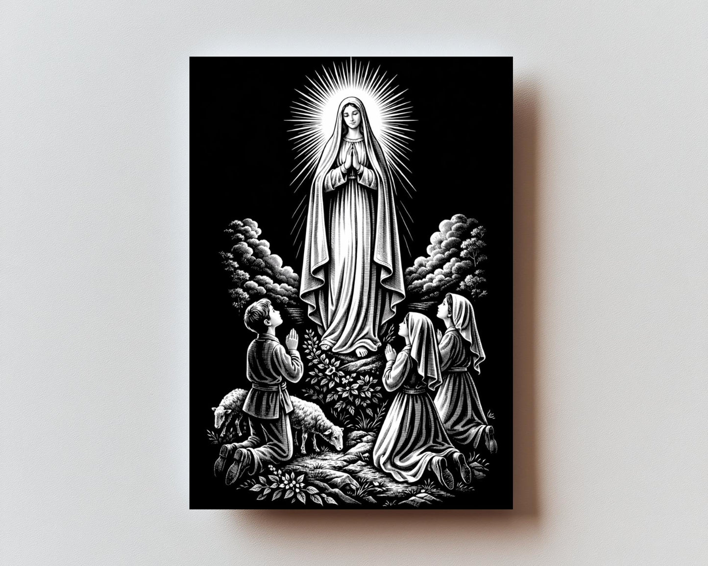 Fatima Reparation Prayer Premium Metal Prayer Card