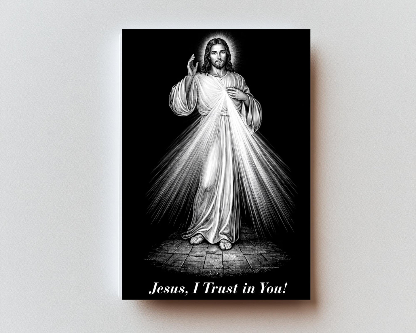 Divine Mercy Premium Metal Prayer Card