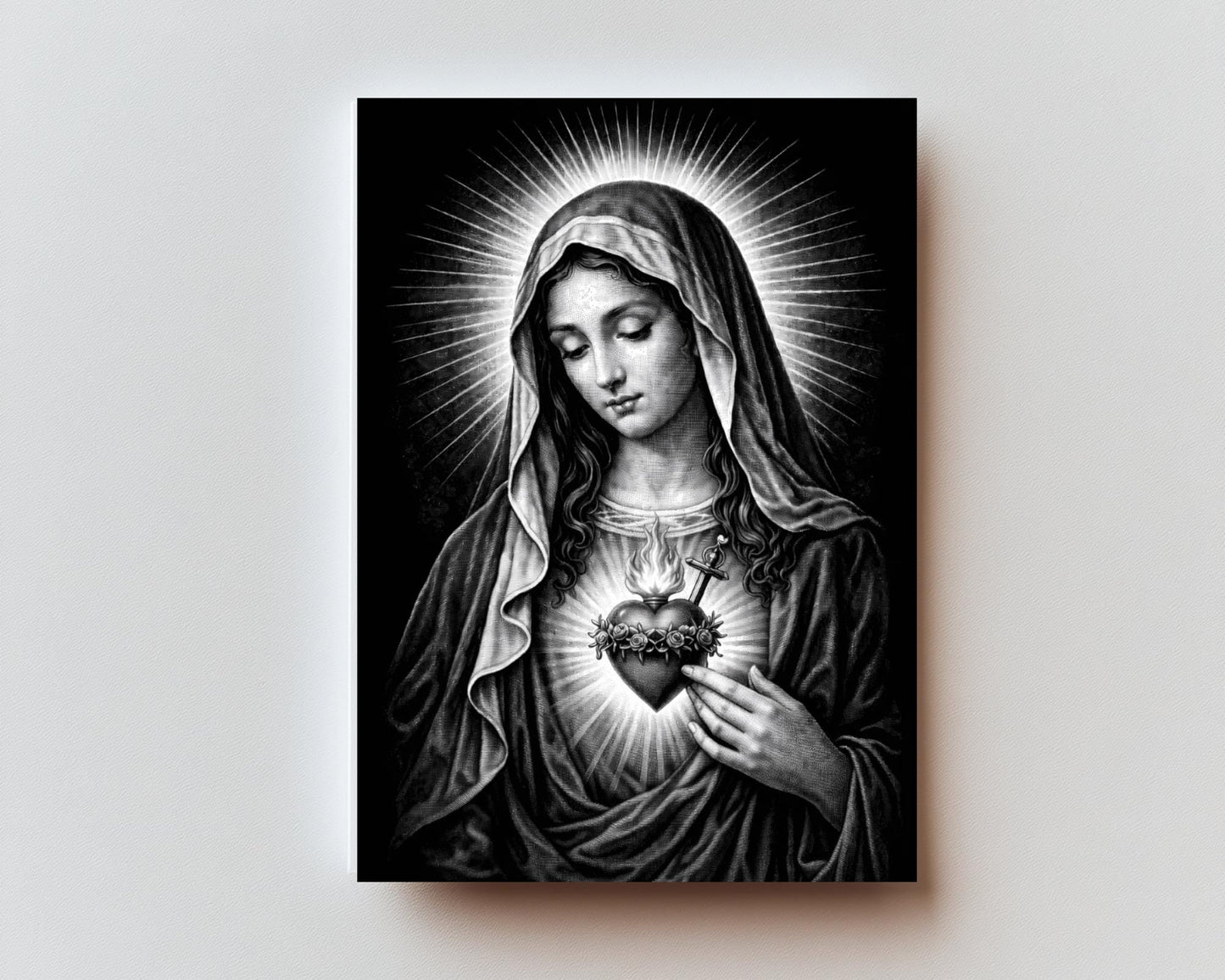 Consecration to the Blessed Virgin Mary Premium Metal Prayer Card