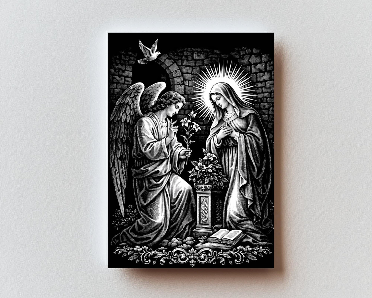 Angelus Premium Metal Prayer Card
