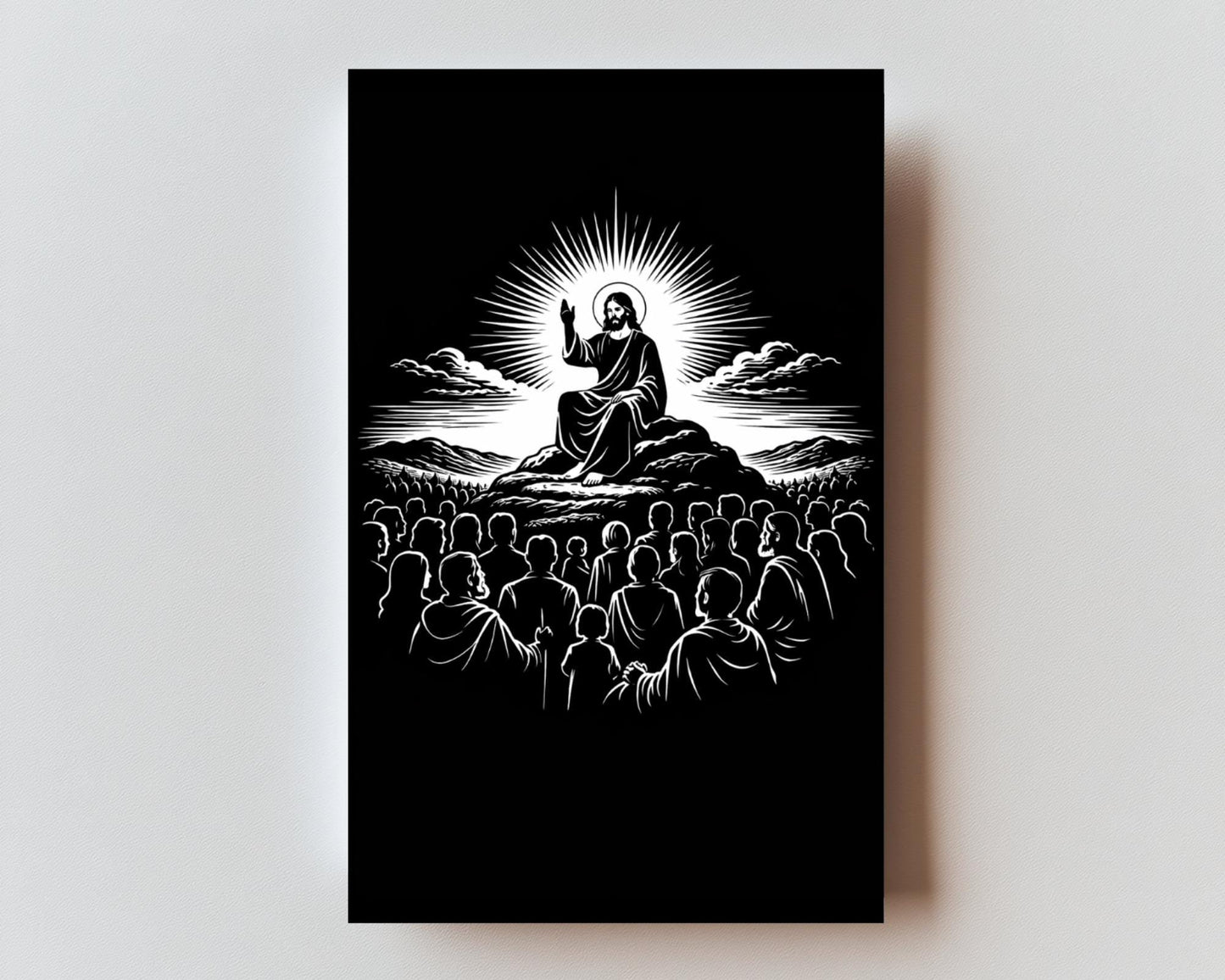 The Beatitudes Premium Metal Prayer Card