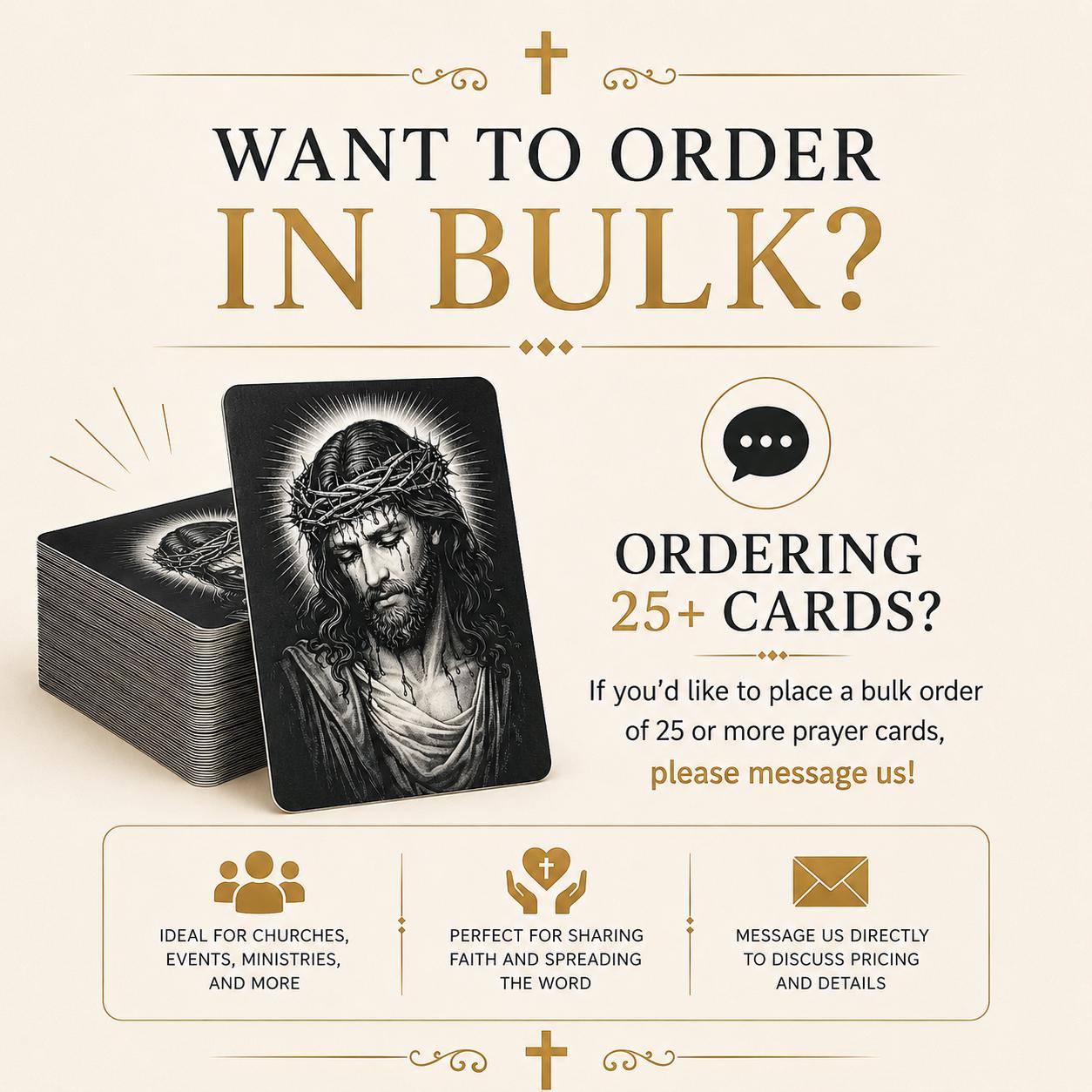 Binding Prayer of Protection Premium Metal Prayer Card