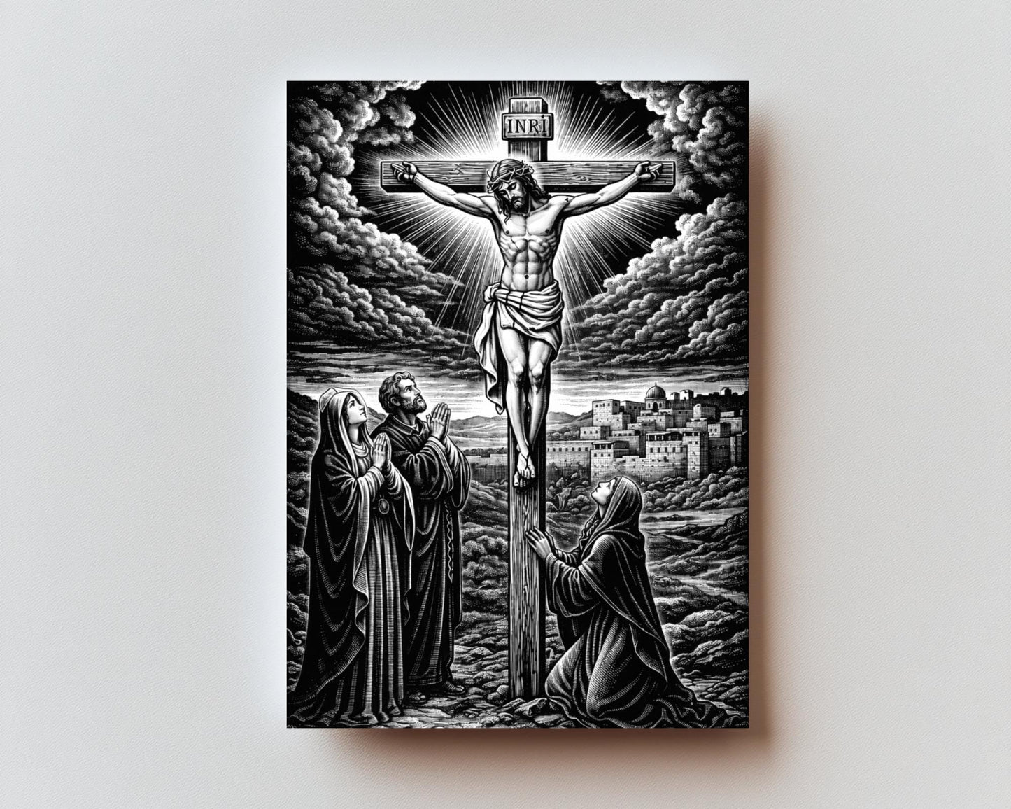 Catholic Prayer for Ancestral Curses Premium Metal Prayer Card