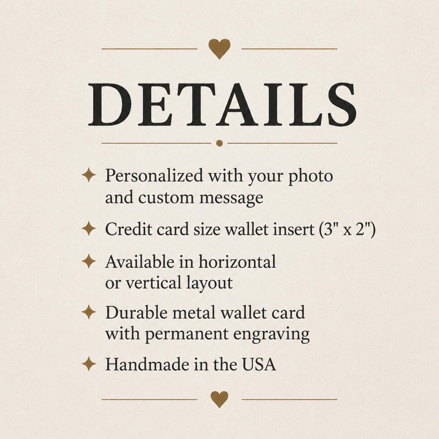 Custom Family Photo Wallet Card