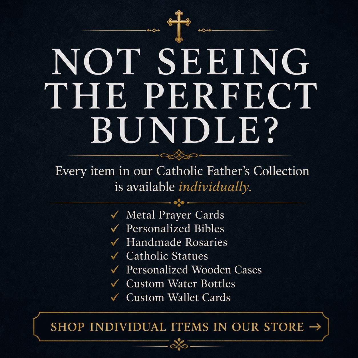 Customizable Catholic Father Gift Box Set