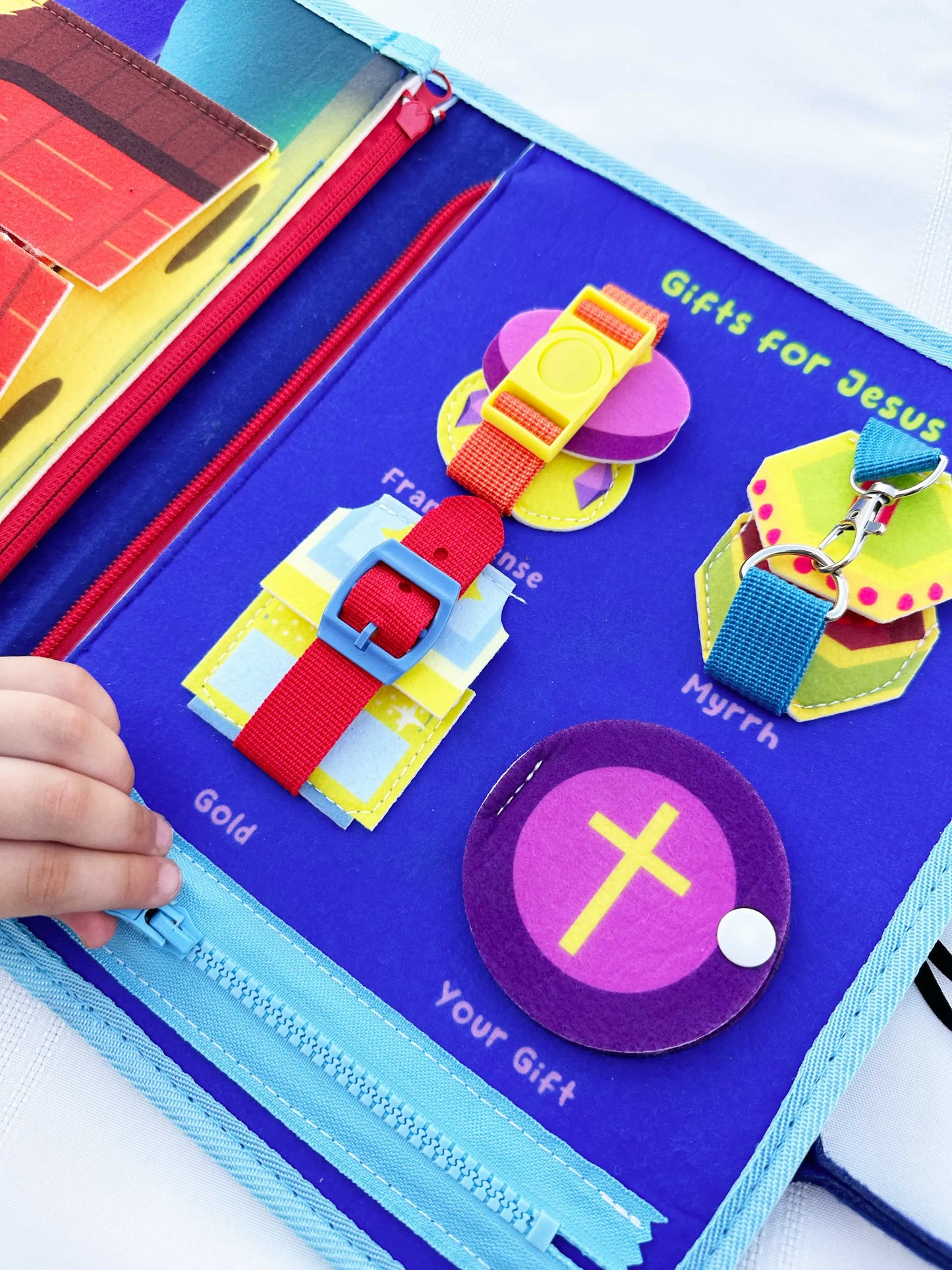 My Pray and Play Nativity Busy Book - A Quiet Felt Book - Journeys of Faith