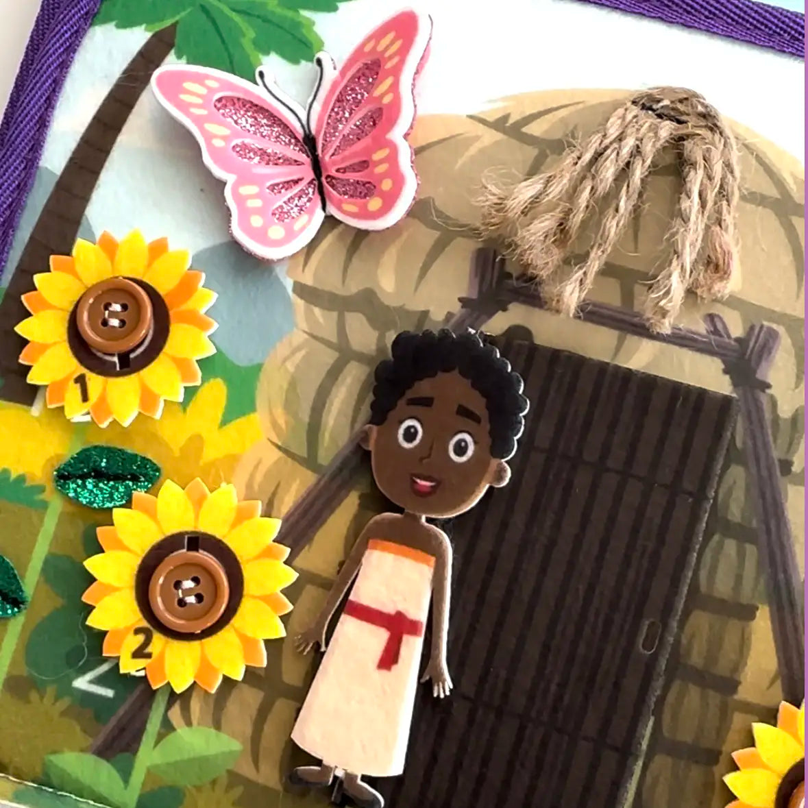 God's Princesses Vol. 1 Felt Busy Book - St. Joan of Arc and St. Josephine Bakhita - Journeys of Faith