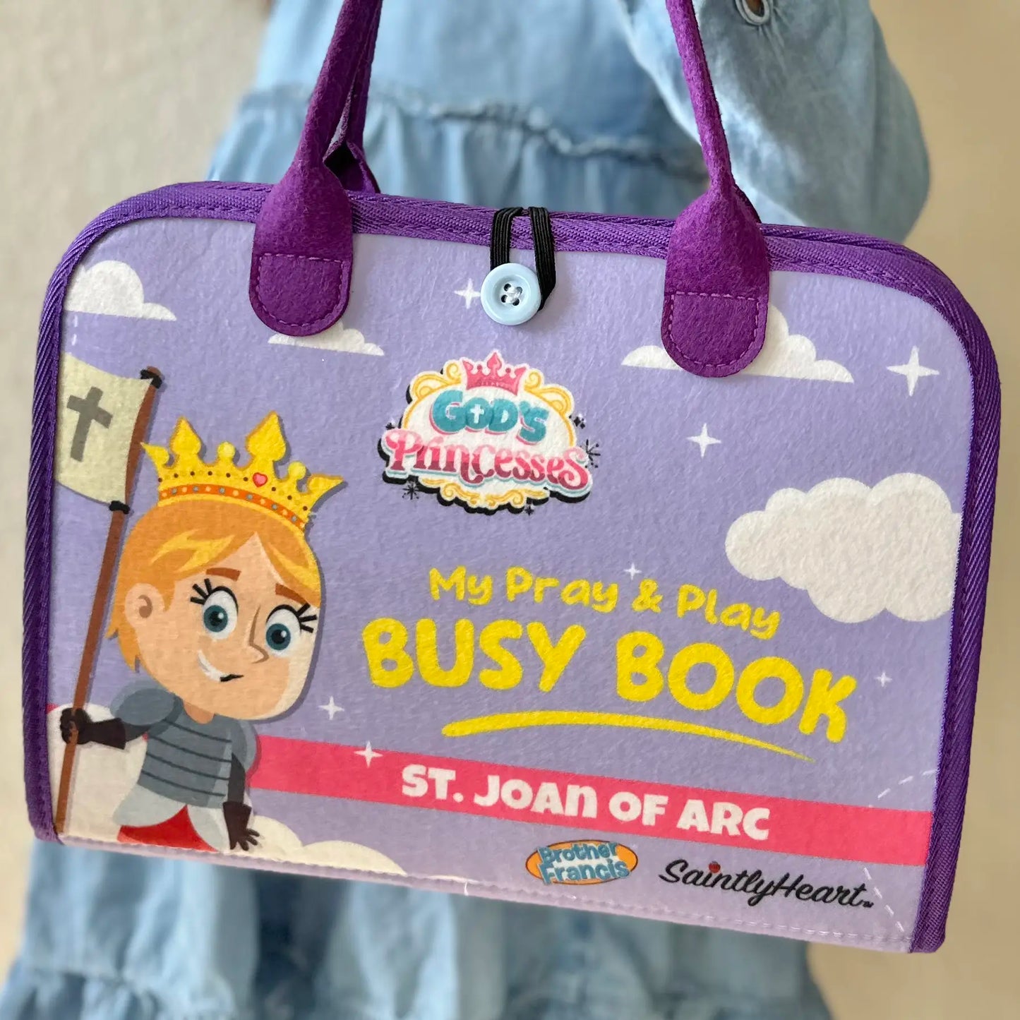 God's Princesses Vol. 1 Felt Busy Book - St. Joan of Arc and St. Josephine Bakhita - Journeys of Faith