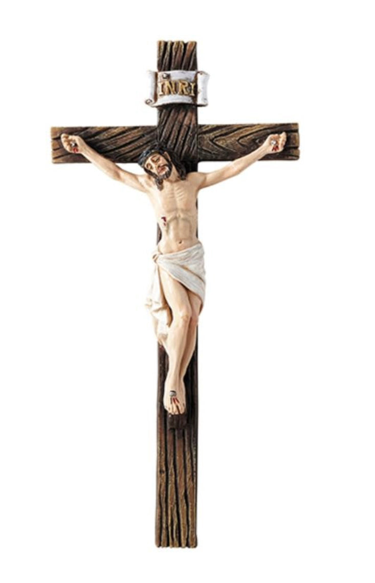 Traditional Wall Crucifix 6.75", New, #AB-415-R2