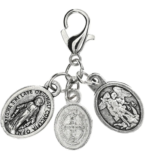 Three Rosary Marker Charm,  New  #AB-452-R2