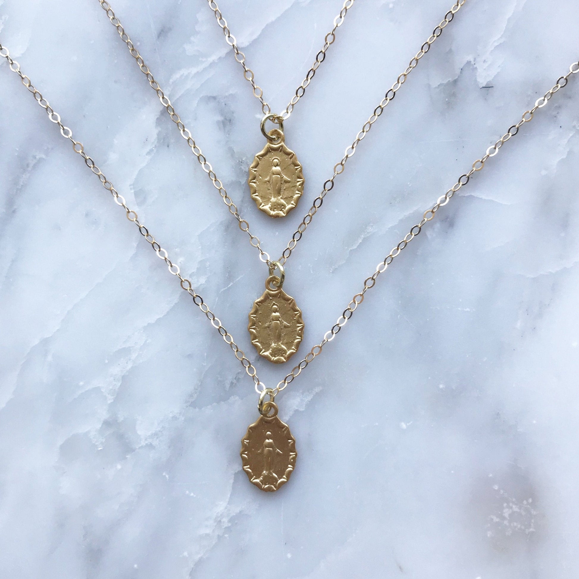 Miraculous Medal Necklace #7 - Journeys of Faith