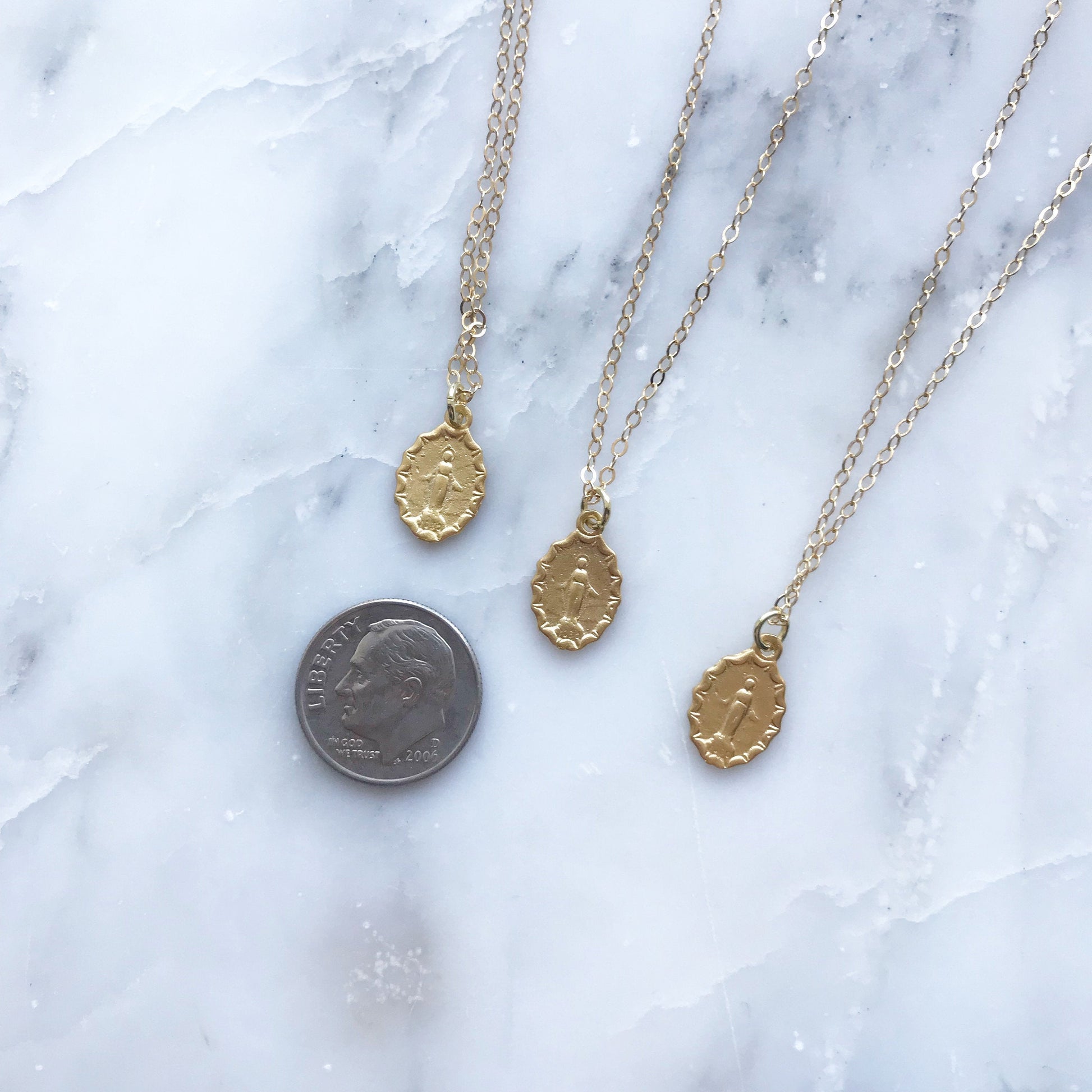 Miraculous Medal Necklace #7 - Journeys of Faith