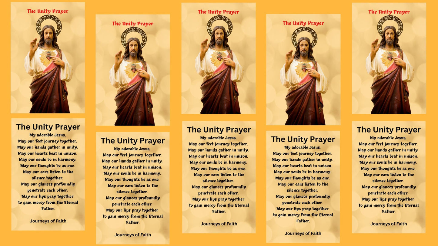The Unity Prayer Card - Packages - Journeys of Faith