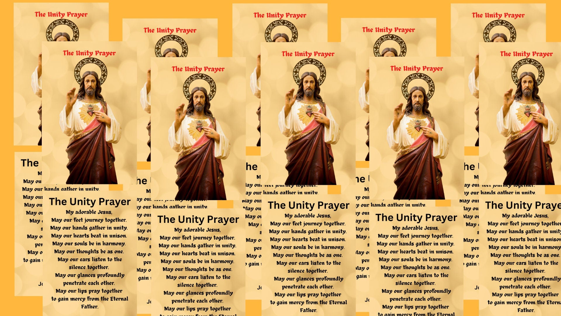 The Unity Prayer Card - Packages - Journeys of Faith