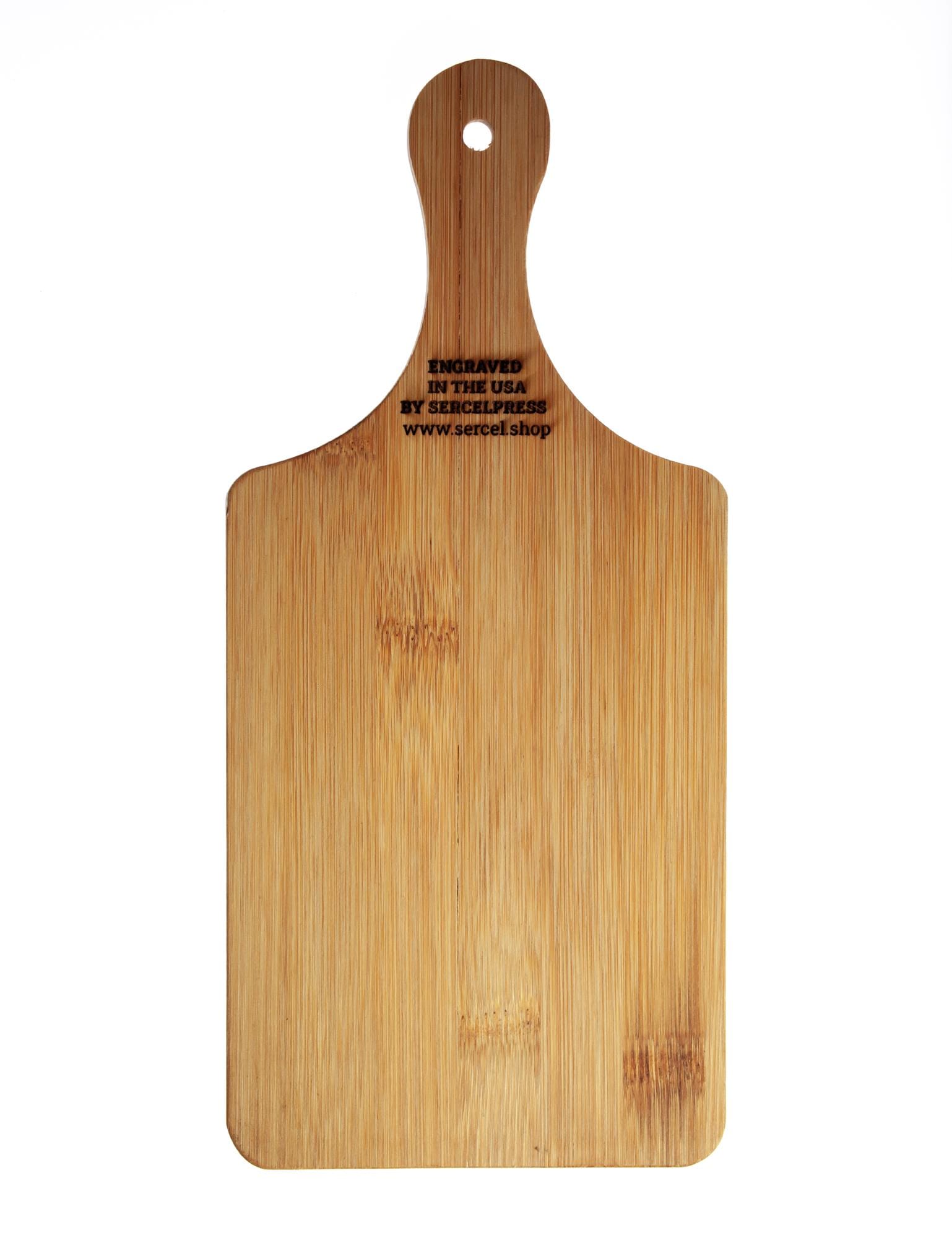 Grace Before & After Meals, Bless Us O Lord, Decorative Bamboo Cutting Board, 11" x 5" x 0.39" | Engraved in the USA | Catholic Living - Journeys of Faith