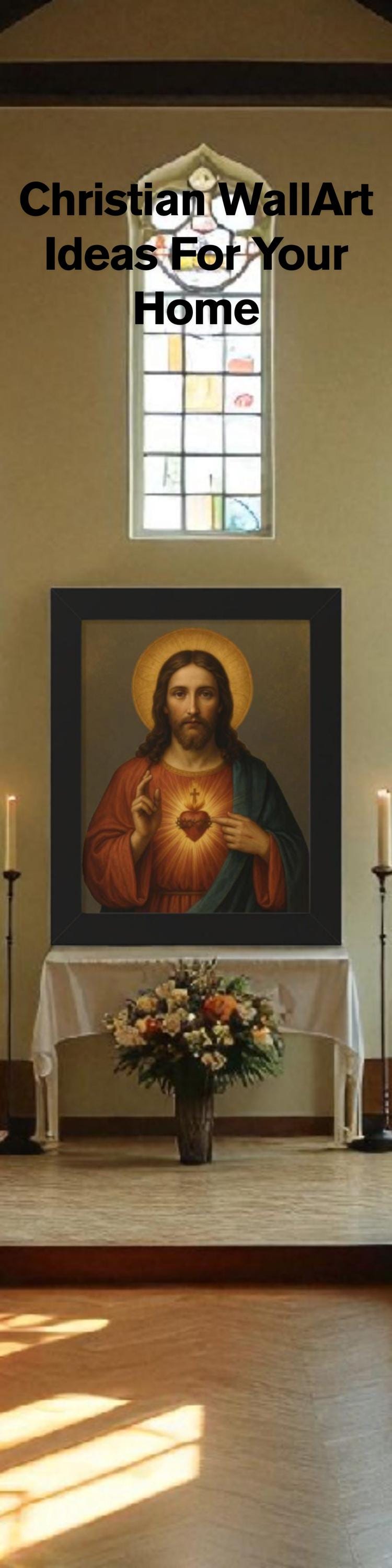Sacred Heart of Jesus Framed Wall Art - Journeys of Faith