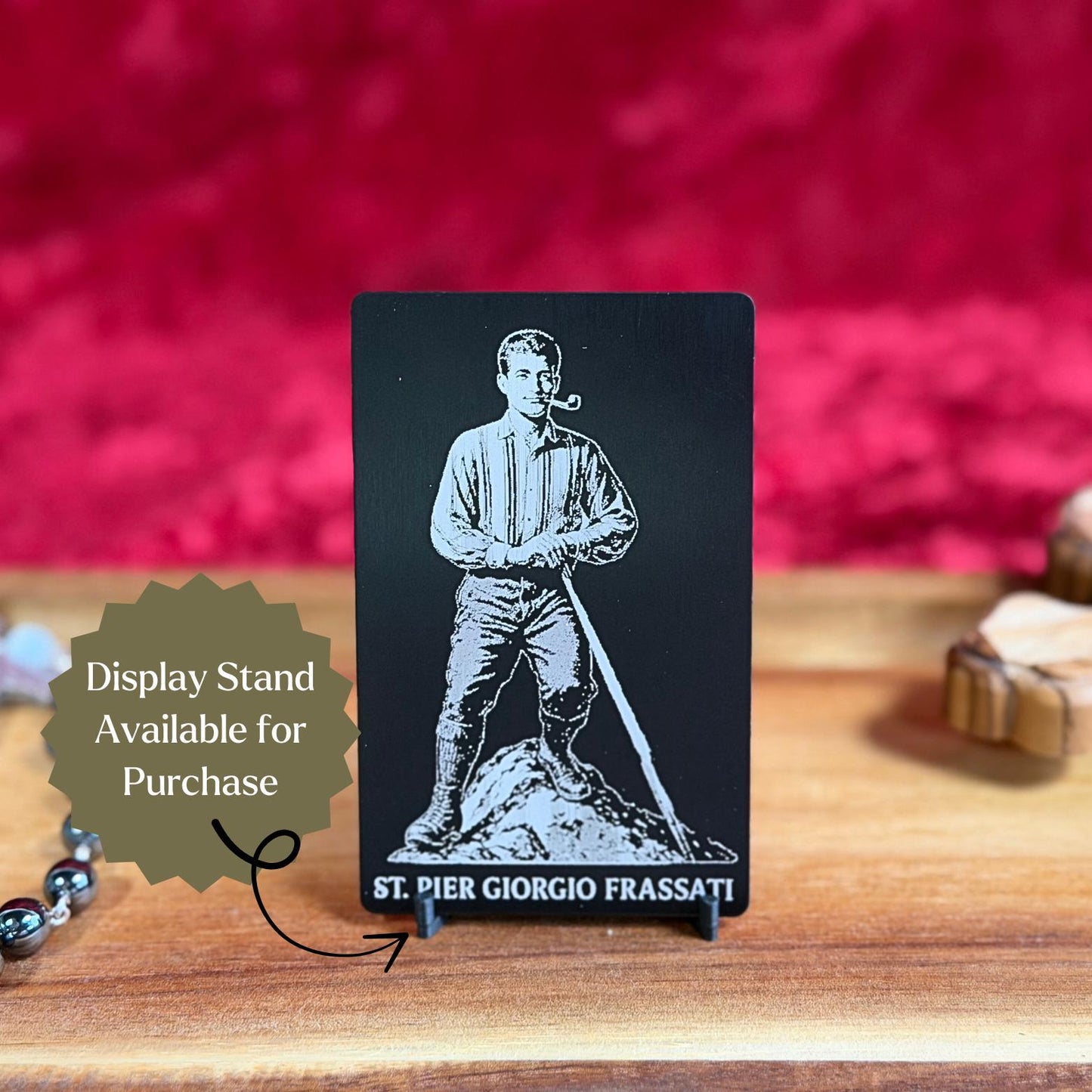 St. Pier Giorgio Frassati Premium Metal Prayer Card