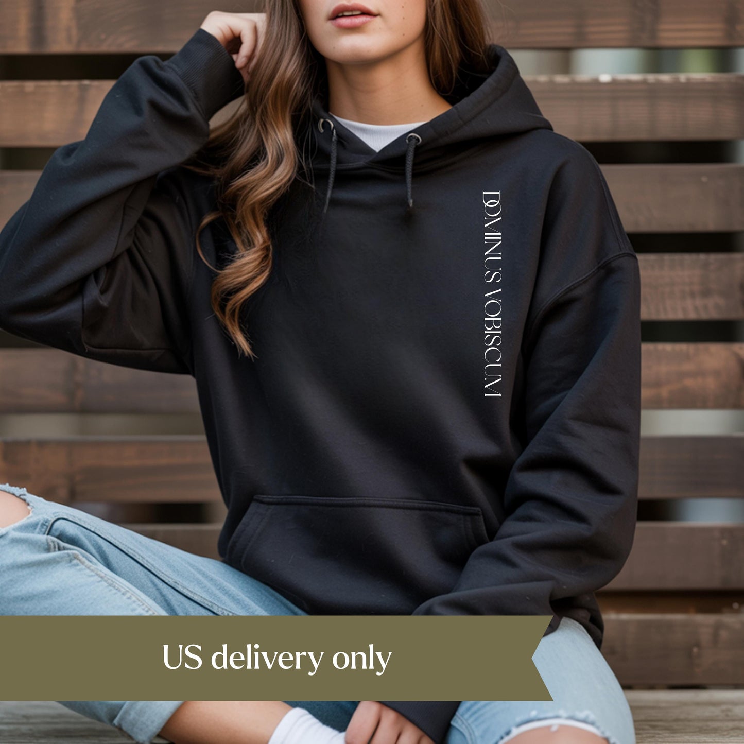 Latin Mass Hoodie Dominus Vobiscum