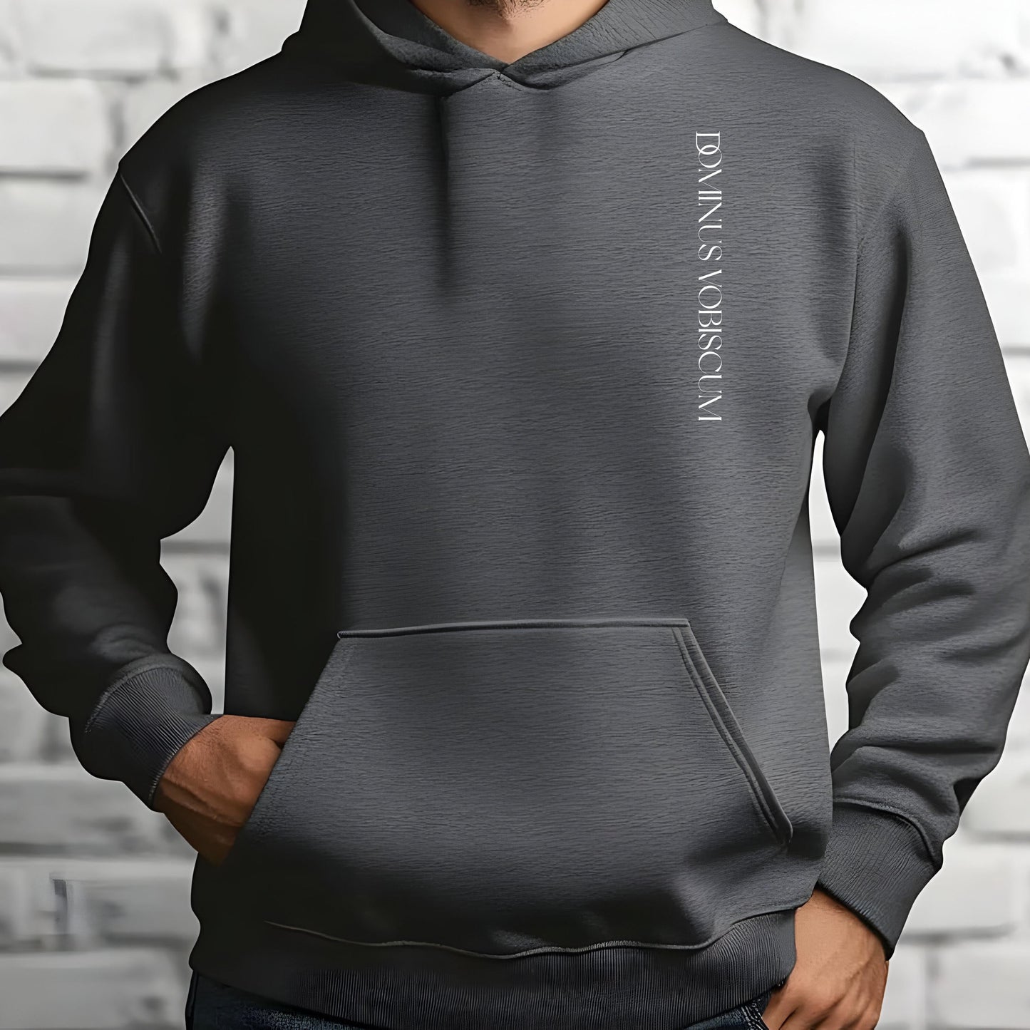 Latin Mass Hoodie Dominus Vobiscum