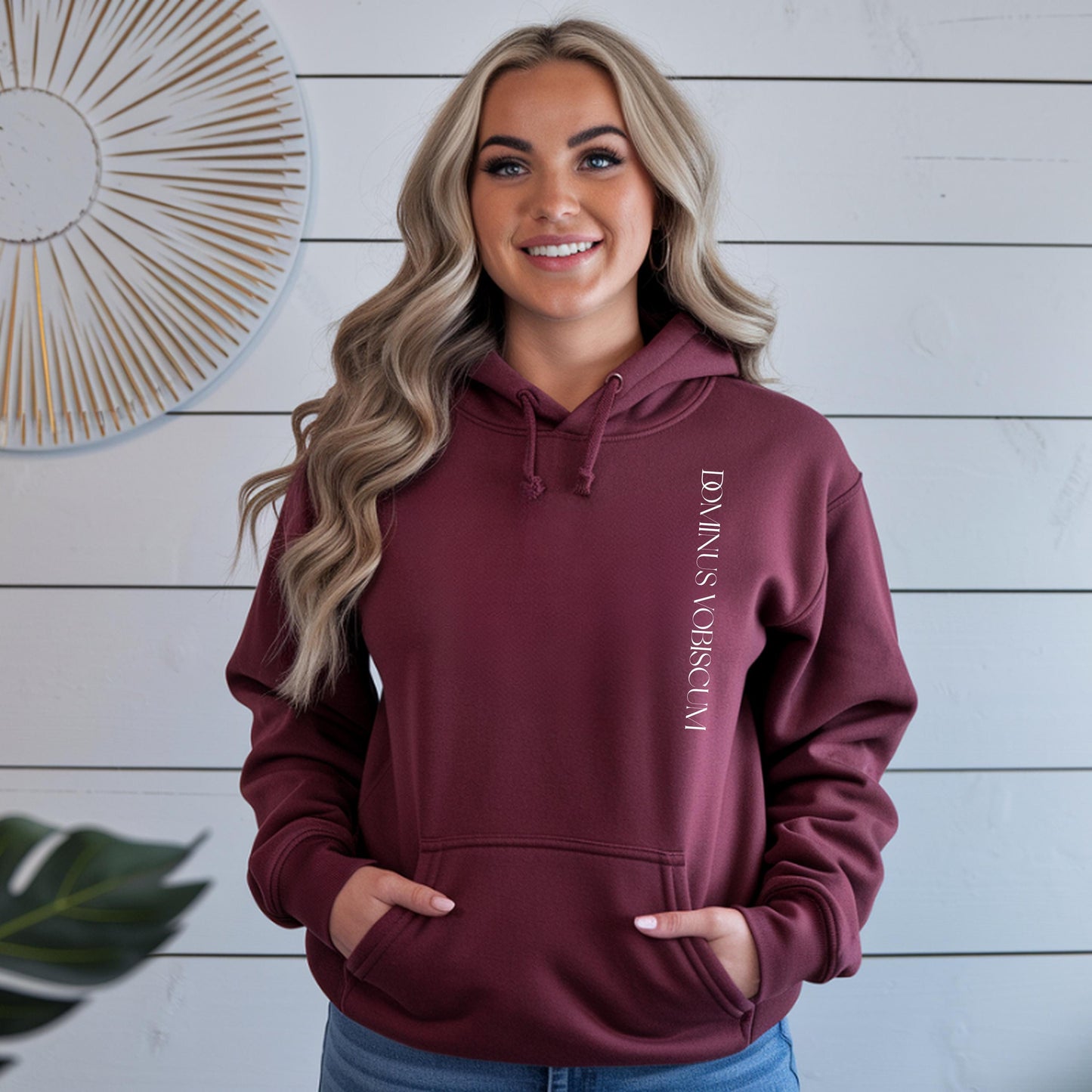 Latin Mass Hoodie Dominus Vobiscum