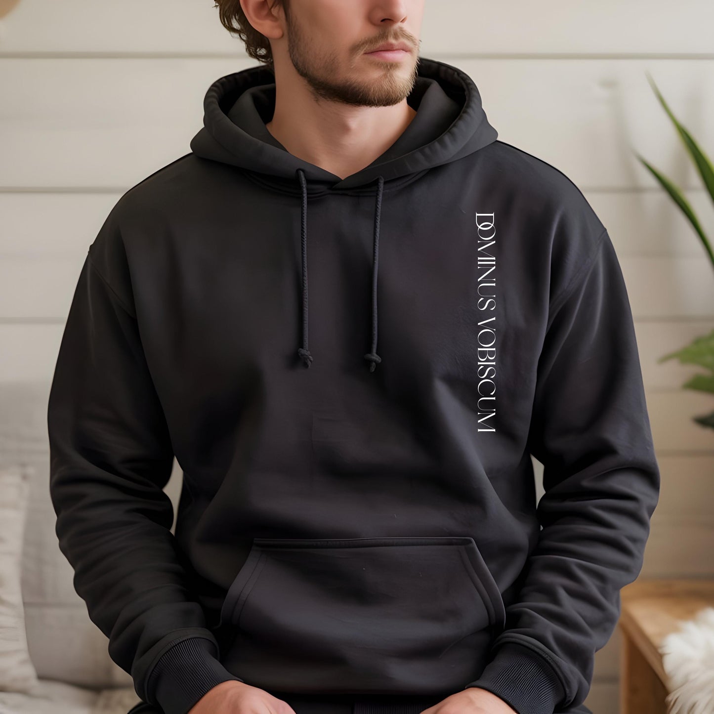 Latin Mass Hoodie Dominus Vobiscum