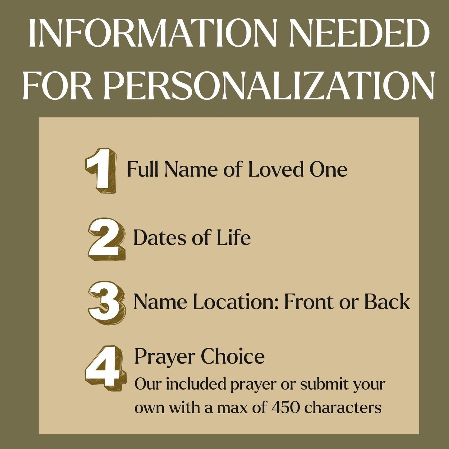 Premium Metal Memorial Card