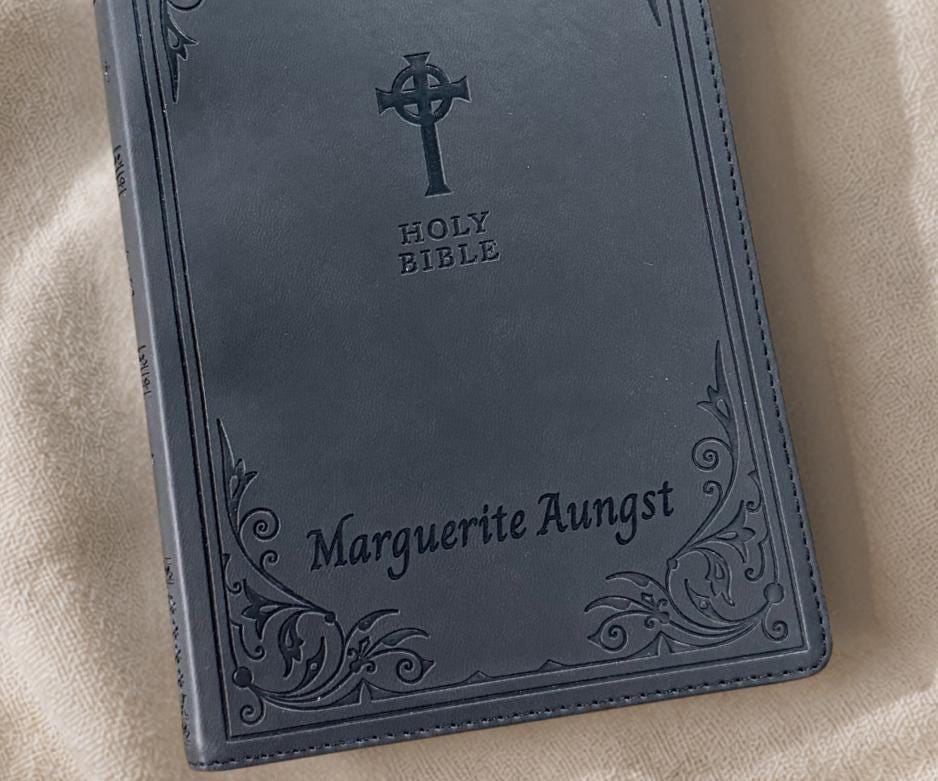 Custom Engraved Bible