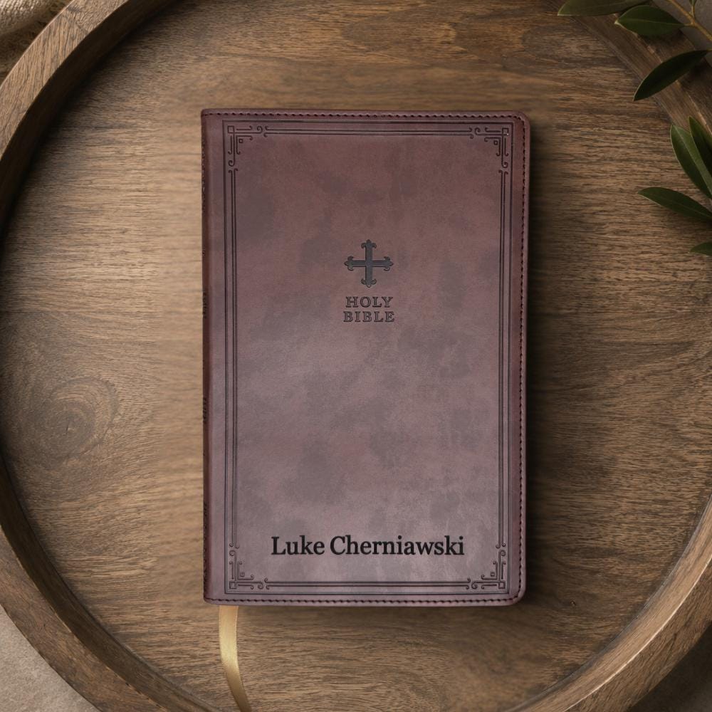 Custom Engraved Bible