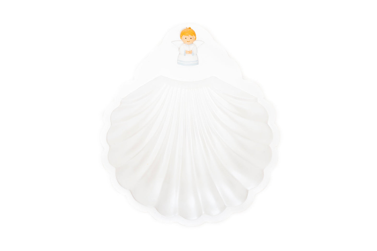 Baptism Shell Guardian Angel Boys | Divine Protection | Little Drops of Water